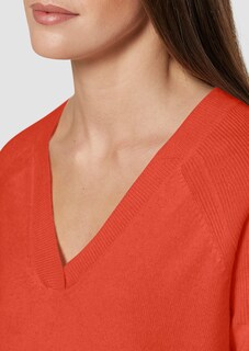 Kaschmir-Pullover mit Rippdetails thumbnail 5