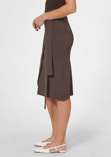 Wrap skirt with tie ribbon thumbnail 5