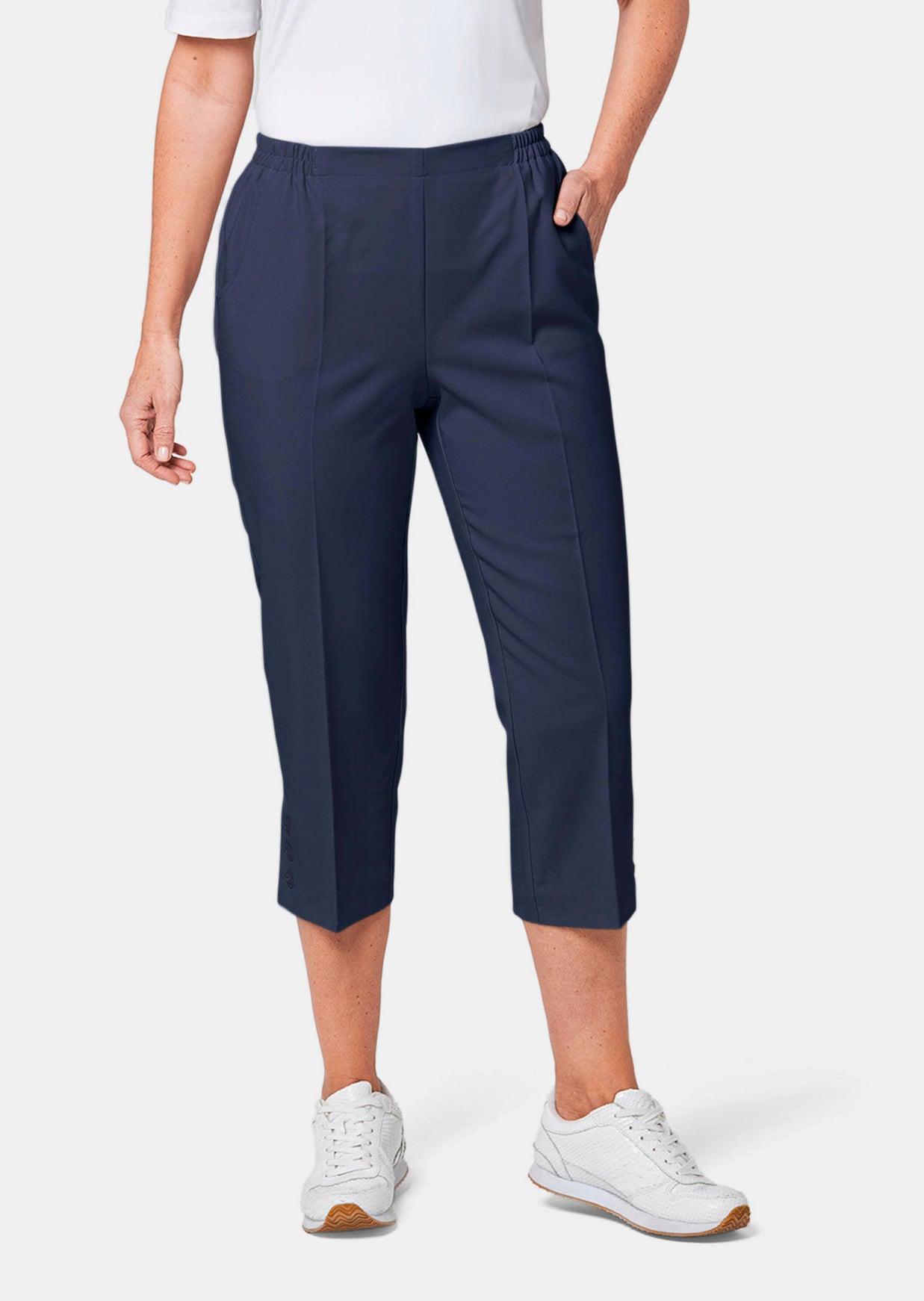 Caprihose mit Schlupfbund