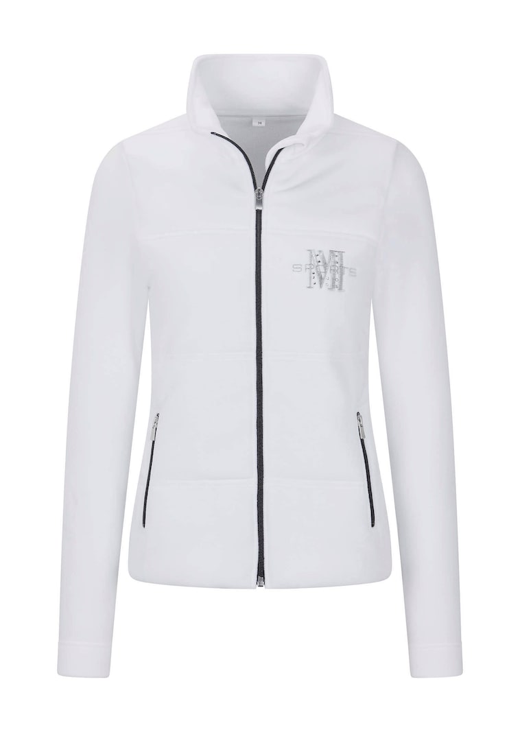 Fleecejacke mit Steppnähten