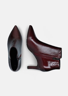 Stiefeletten aus Leder in Lackoptik thumbnail 2