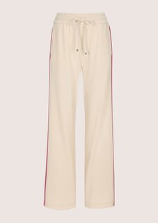 Pantalon avec bande latérale et effet crêpe thumbnail 7