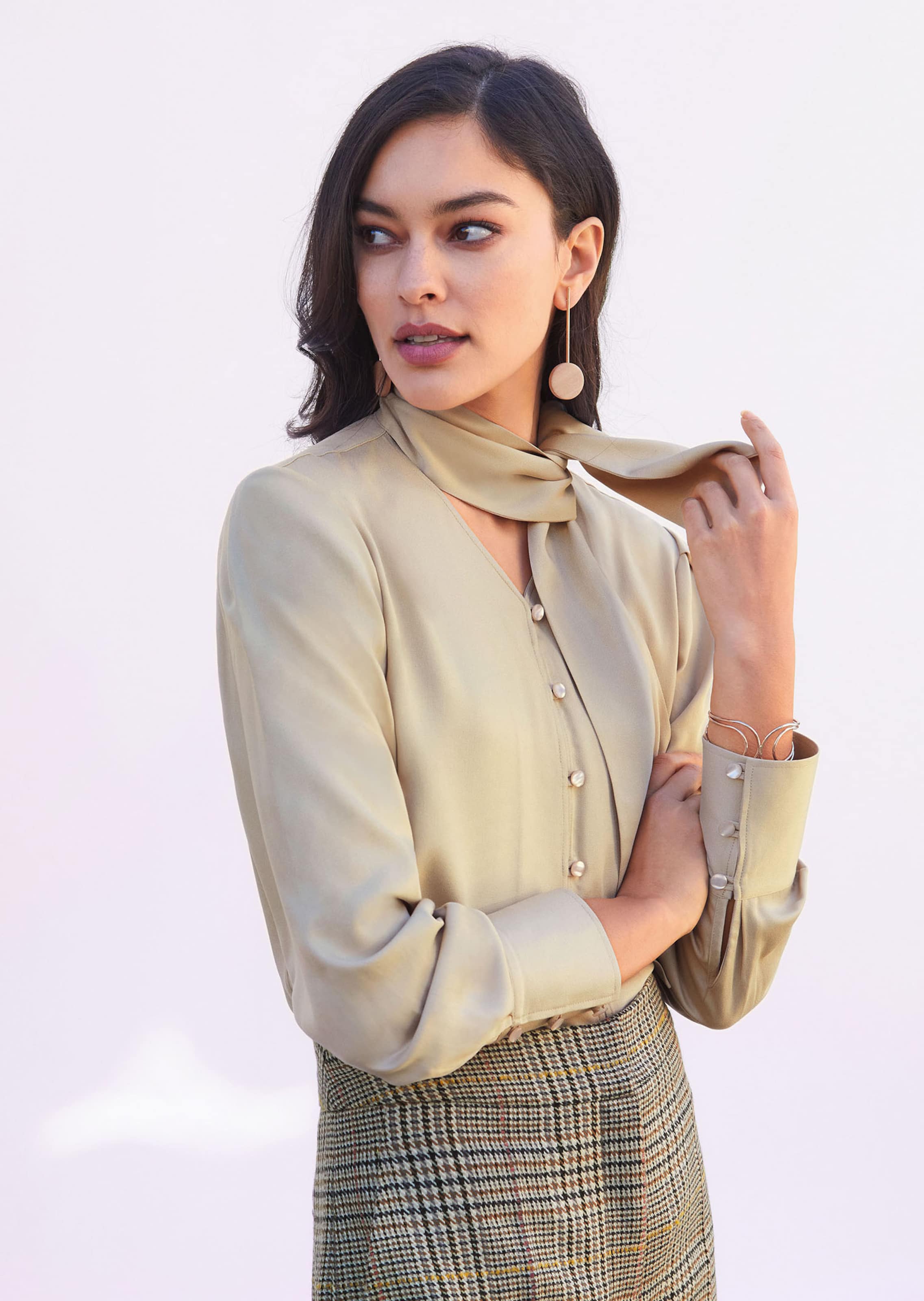 TALBOT RUNHOF X MADELEINE Schluppenbluse