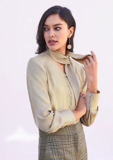 TALBOT RUNHOF X MADELEINE Schluppenbluse thumbnail 1