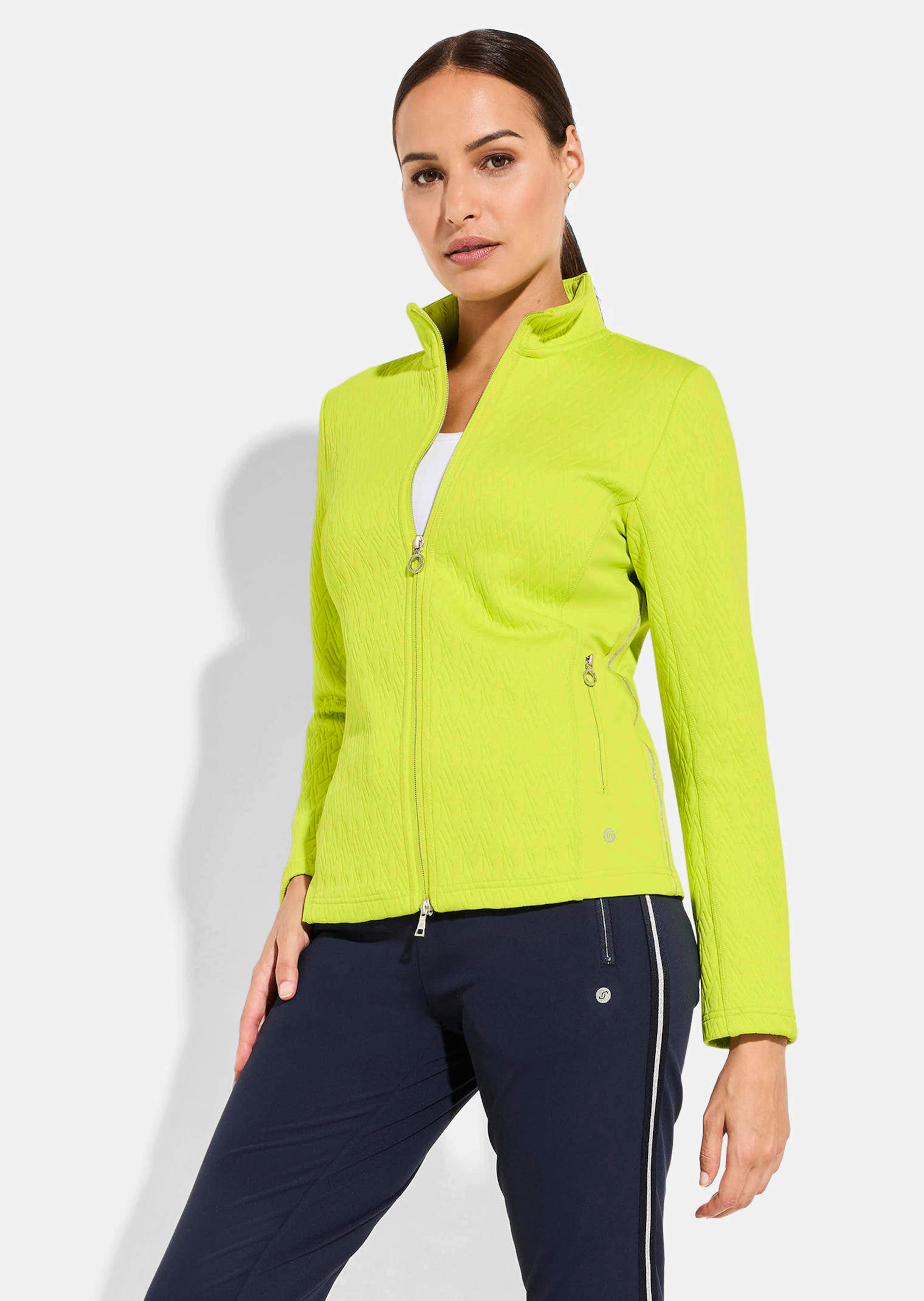 Freizeitjacke mit Reißverschlusstaschen