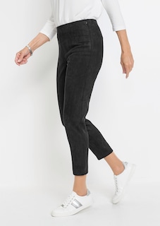 Moderne Leggings in trendigem Velourslederimitat thumbnail 7