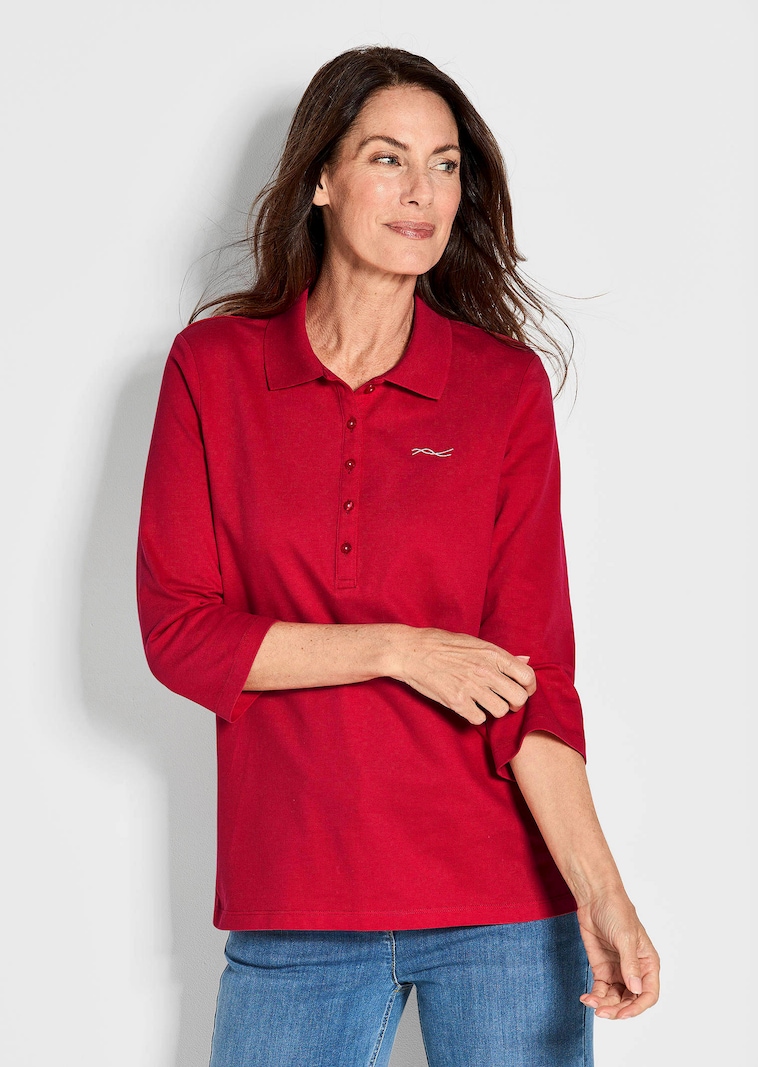 Poloshirt van eersteklas piquéstof