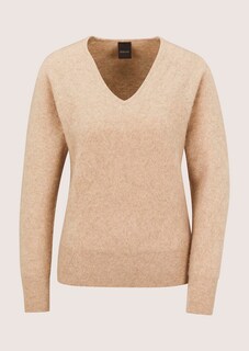 Schurwoll-Pullover mit V-Ausschnit thumbnail 7