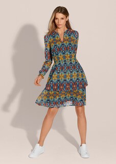 Robe imprimé tendance avec doublure thumbnail 3