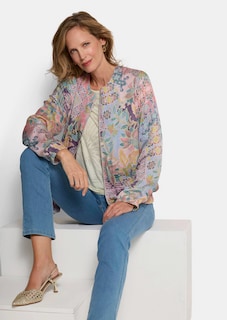 Blouson léger en satin de viscose thumbnail 4