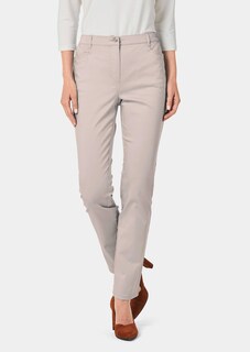 Satijnen katoenen broek LOUISA COMFORT+ thumbnail 1