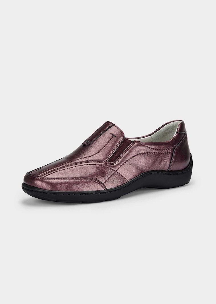 Eleganter Slipper aus weichem Leder