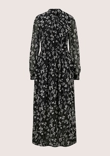 Langes Kleid in Wickeloptik thumbnail 7