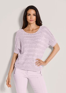 Ribbon-yarn jumper with sheen effect thumbnail 2