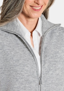 Gilet en tricot avec fermeture zippée thumbnail 5