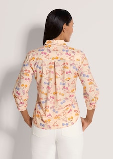 Blouse en coton à imprimé estival thumbnail 4