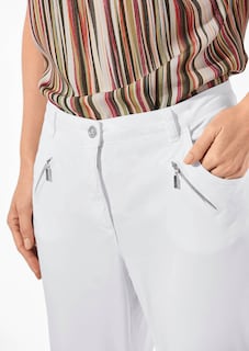 Pantalon chino LOUISA ultra-doux, en longueur cheville thumbnail 6