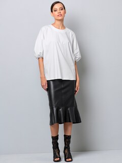 Oversizedbluse mit Fledermausärmel thumbnail 3