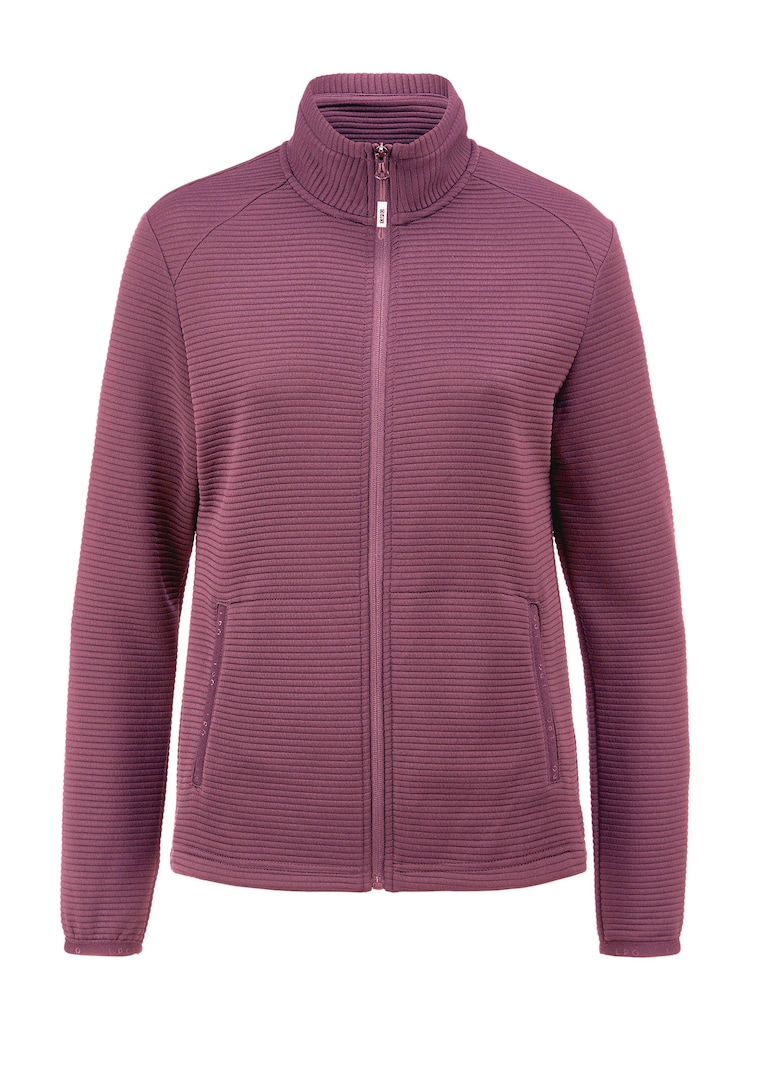 Veste de loisirs en maille côtelée
