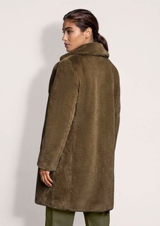 Oversized faux fur coat thumbnail 4