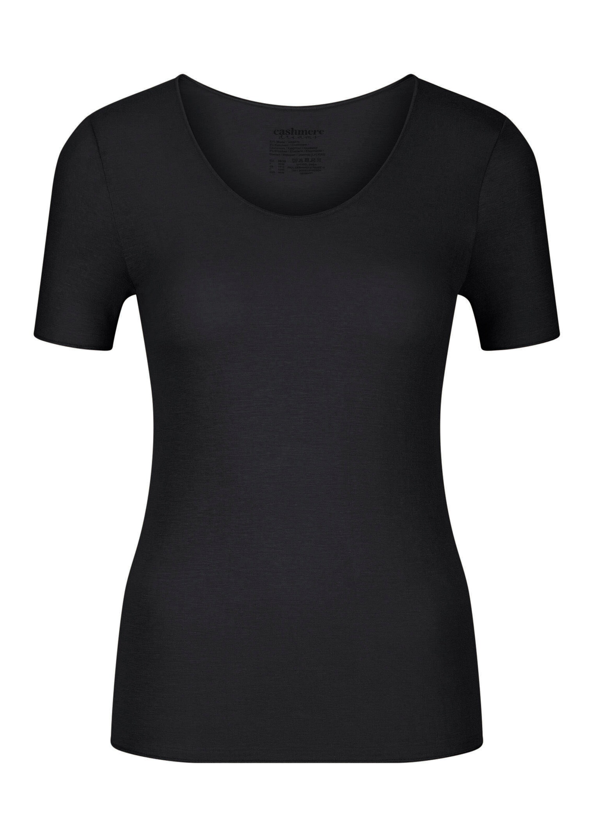 Halbarmshirt in edler Modal-Kaschmir-Qualität