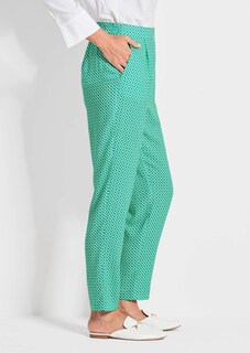 Gemusterte Schlupfhose SARA mit Minimalprint thumbnail 4