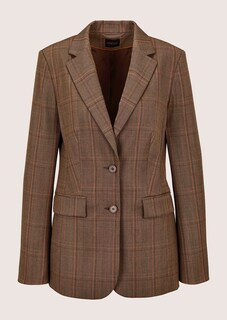 Karierter Blazer im Brit-Chic-Stil thumbnail 7