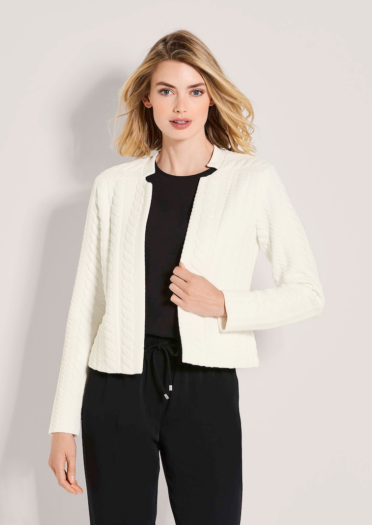 Kurzer Jerseyblazer