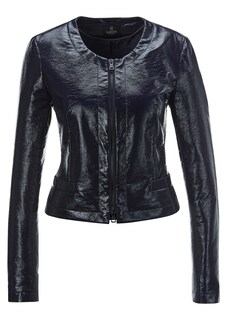 Kurze Jacke in Lackoptik thumbnail 2