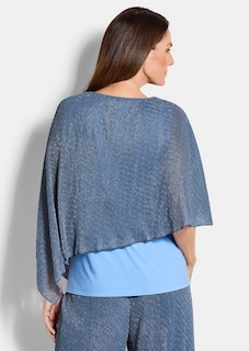 Elegant shirt met plissé-drapering thumbnail 3