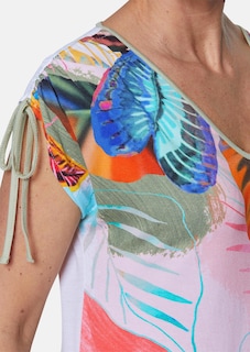 T-shirt imprimé avec fronces thumbnail 5