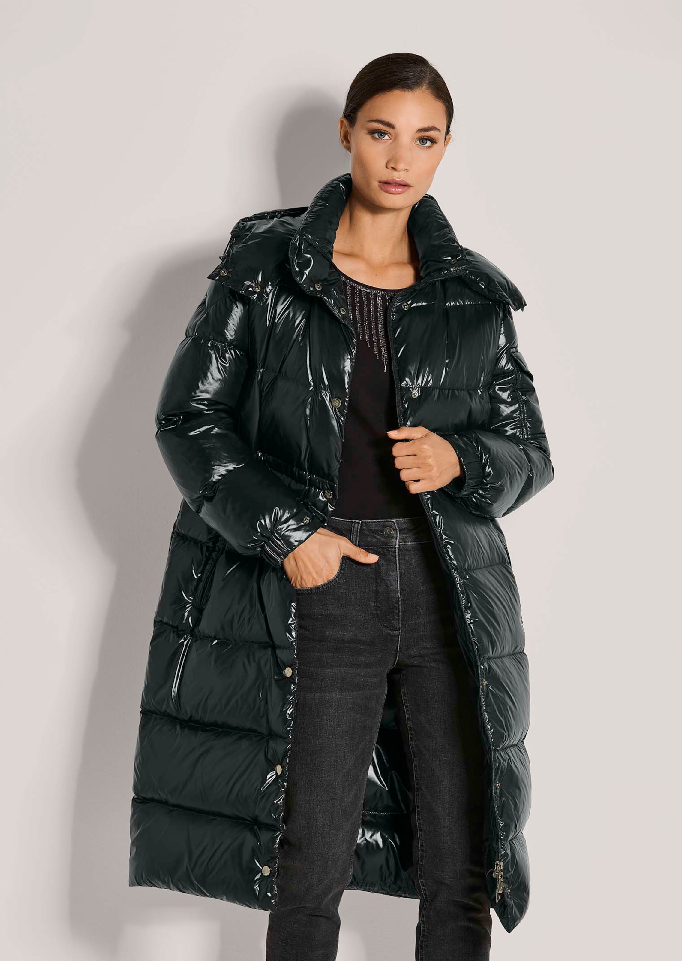 Manteau matelassé avec capuche