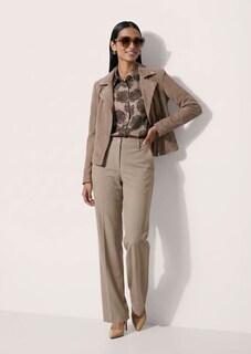 Kid suede biker jacket thumbnail 5