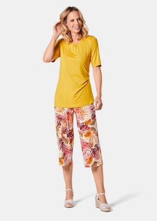 Culotte mit sommerlichem Blätterprint thumbnail 2