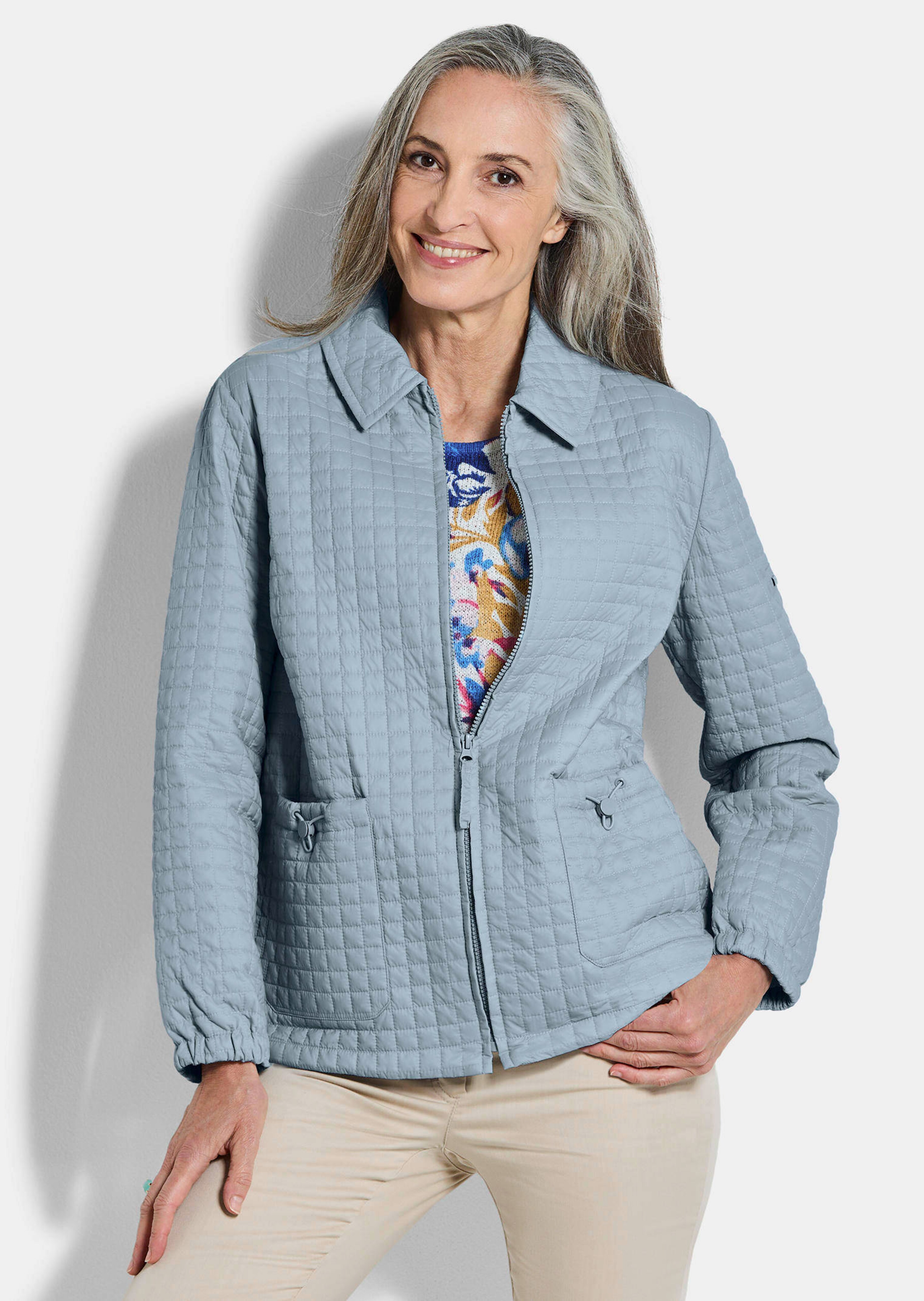 Jacke mit Waffelstepp