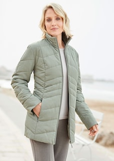 Warme Steppjacke in Jeansoptik thumbnail 7