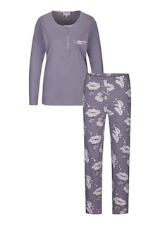 Pyjama mit Blumendruck thumbnail 4