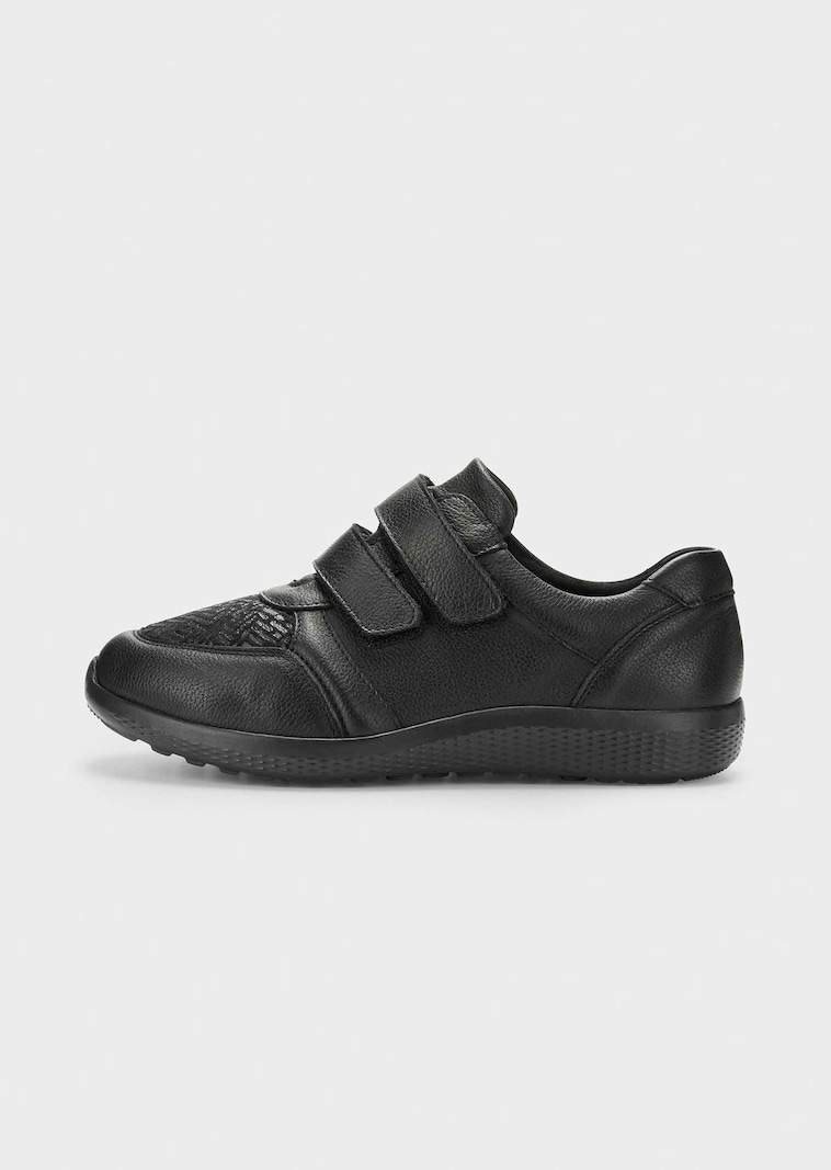 Bottines hallux en cuir nappa