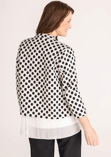 Blazer en jacquard structuré thumbnail 3