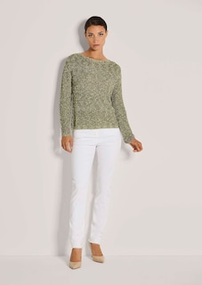Legerer Rundhals-Pullover thumbnail 3
