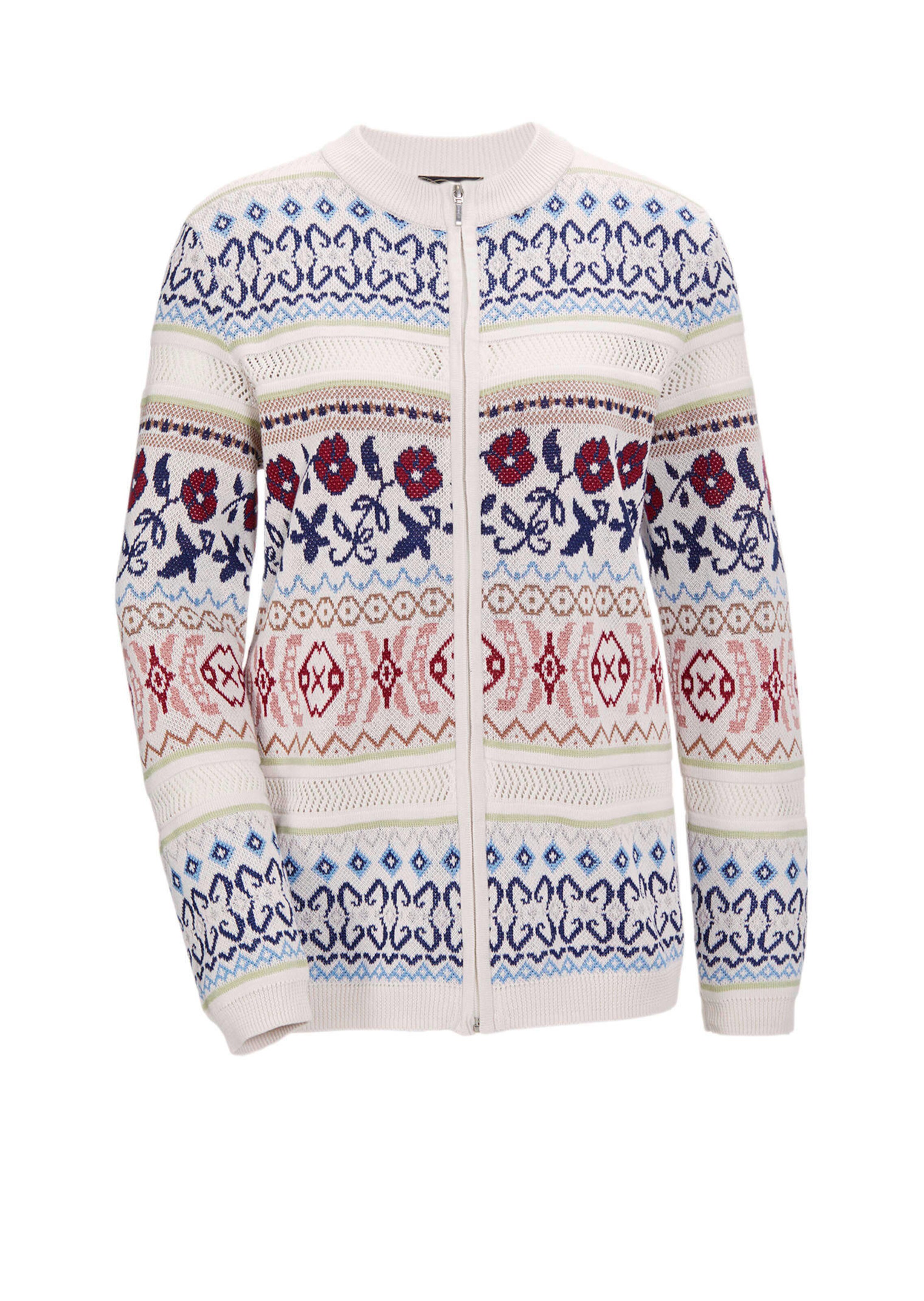 Schitterend tricot jasje met ajourpatroon