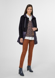 Padded jacket in a mix of materials thumbnail 3