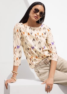 Jersey shirt met schoenprint thumbnail 1