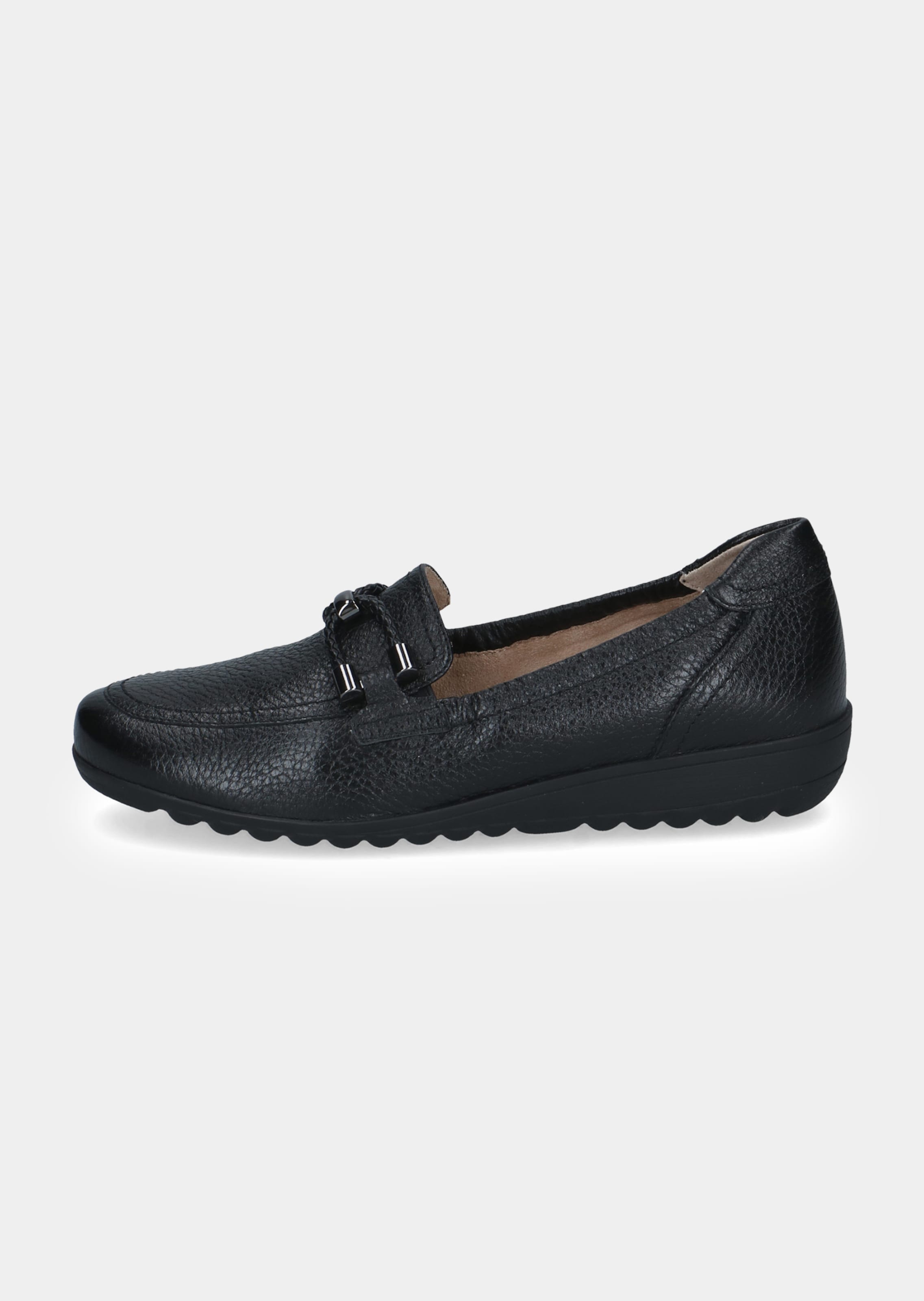 Slipper aus Hirschleder mit Schmuckelement