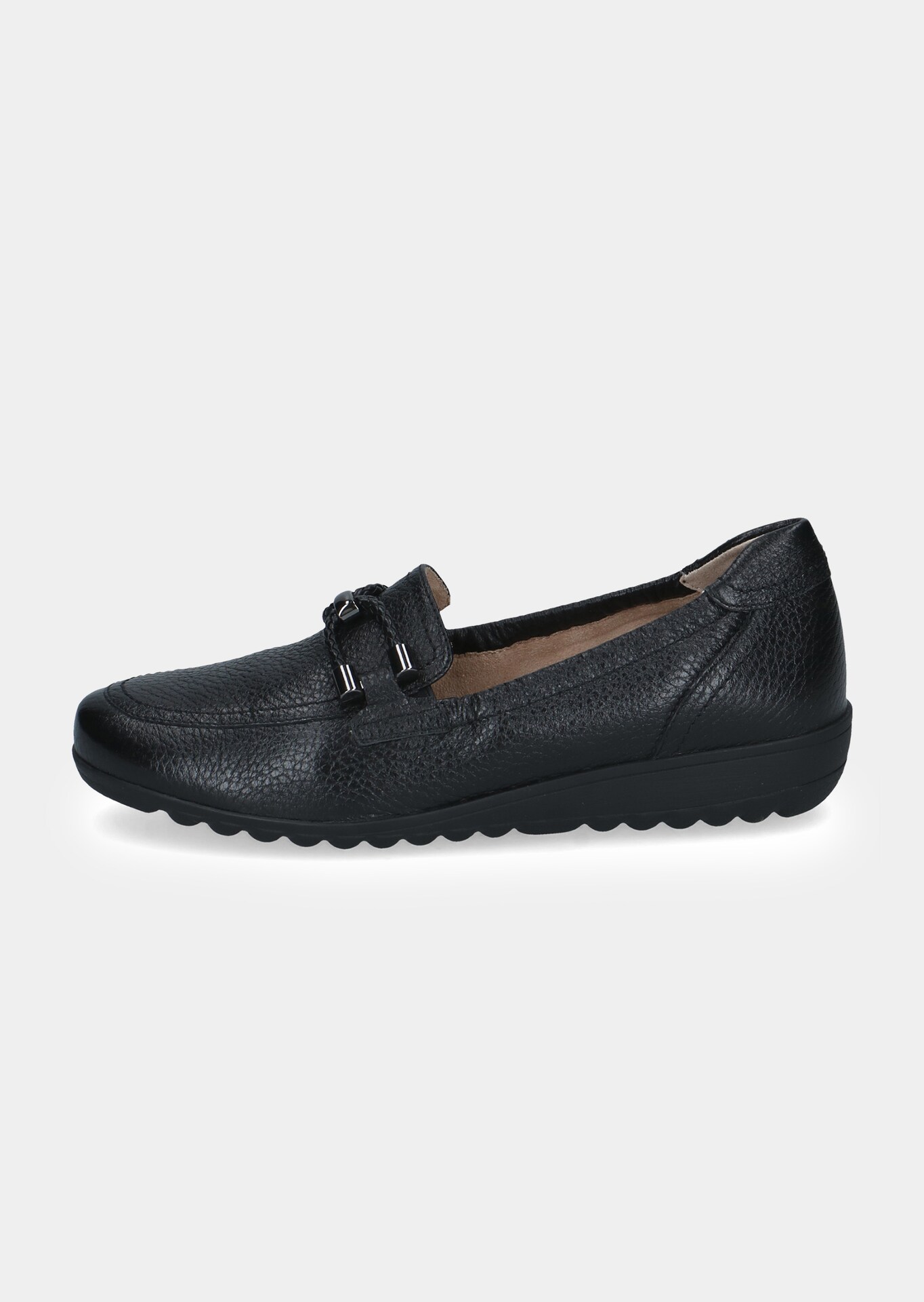 Hertenleren loafers met sierelement