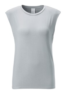 Sleeveless shirt with fashionable shoulder accentuation thumbnail 2