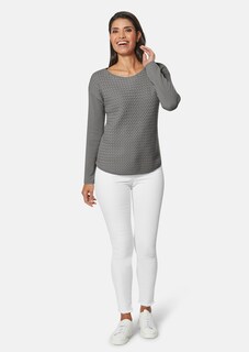 Oversize-Pullover mit Flechtmuster thumbnail 3