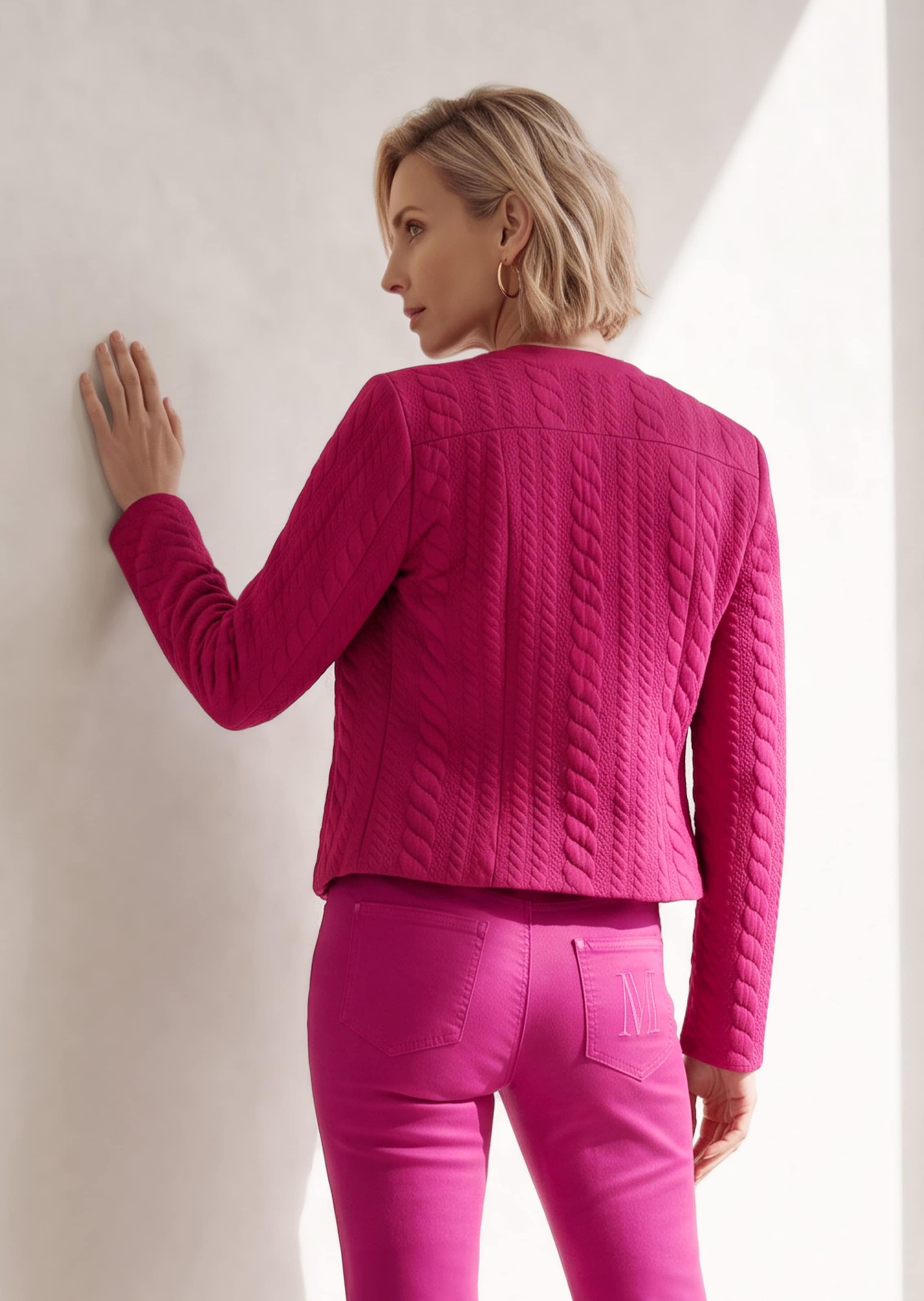 Kurzer Jerseyblazer