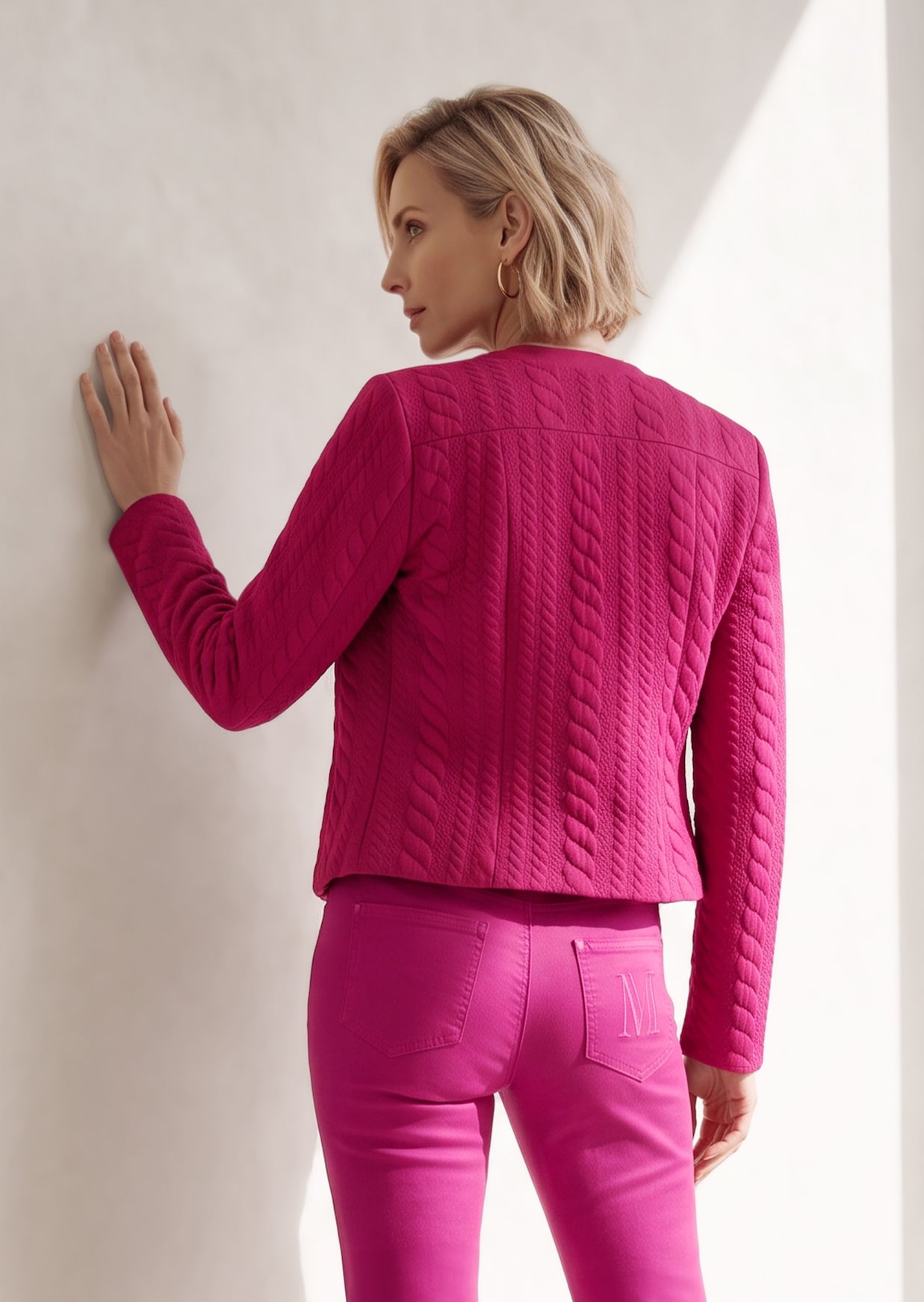 Kurzer Jerseyblazer