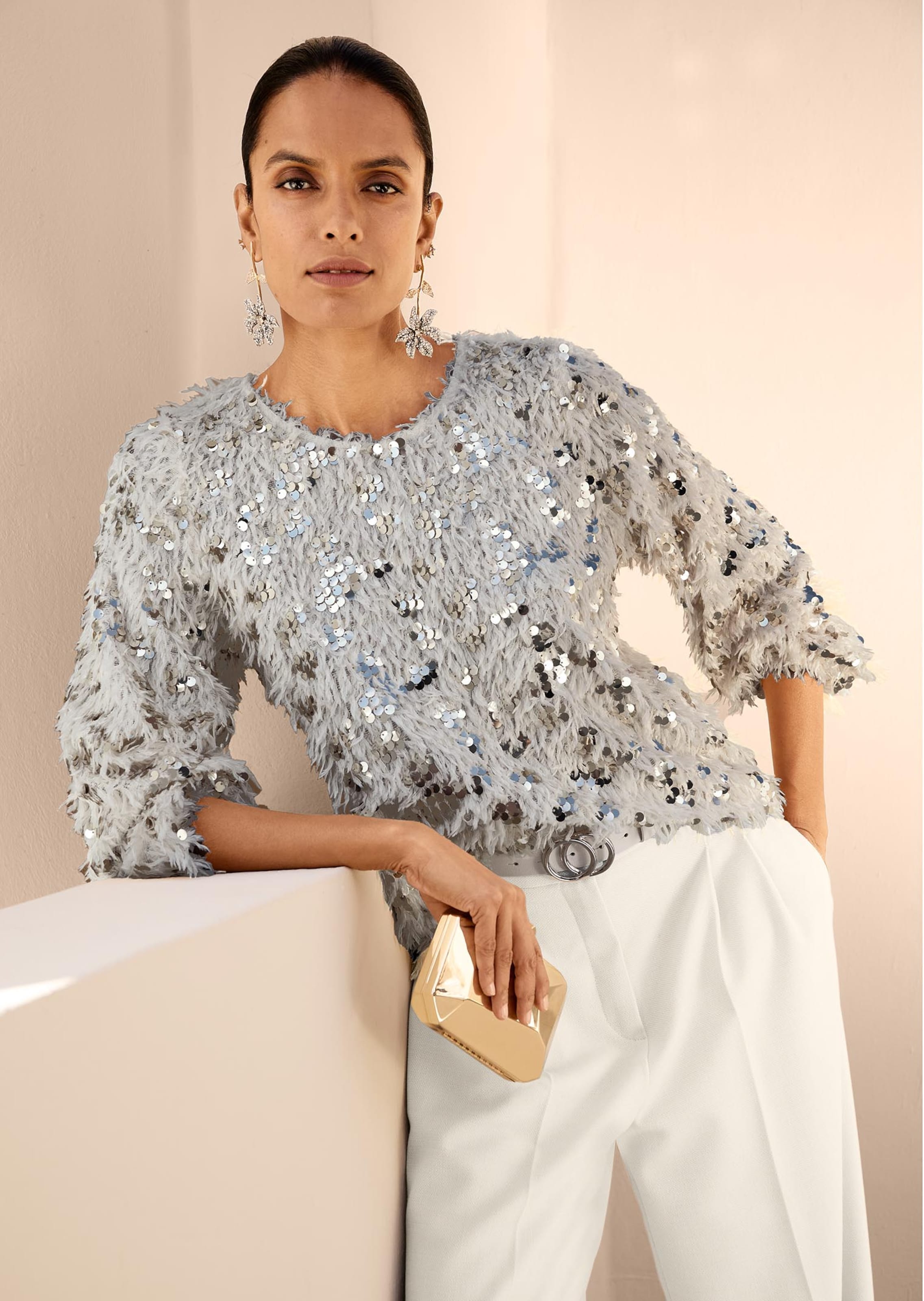 Sweatshirt mit Glam-Faktor